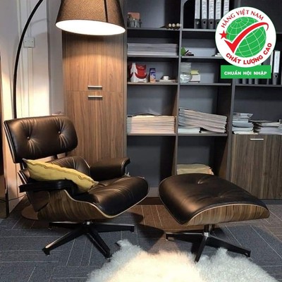 Ghế thư giãn cao cấp Eames Lounge & Ottoman
