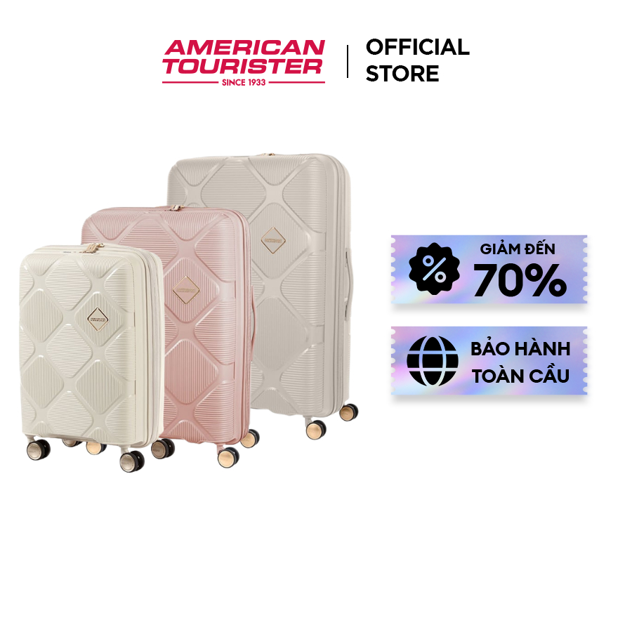 Combo 3 size Vali kéo American Tourister Instagon GT Spinner EXP TSA - American Tourister