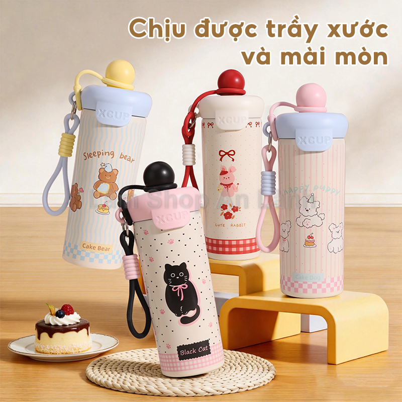 Bình giữ nhiệt INOX 316 | 600ml | Giữ nóng & lạnh | Gradient | Dành cho học sinh & nhân viên