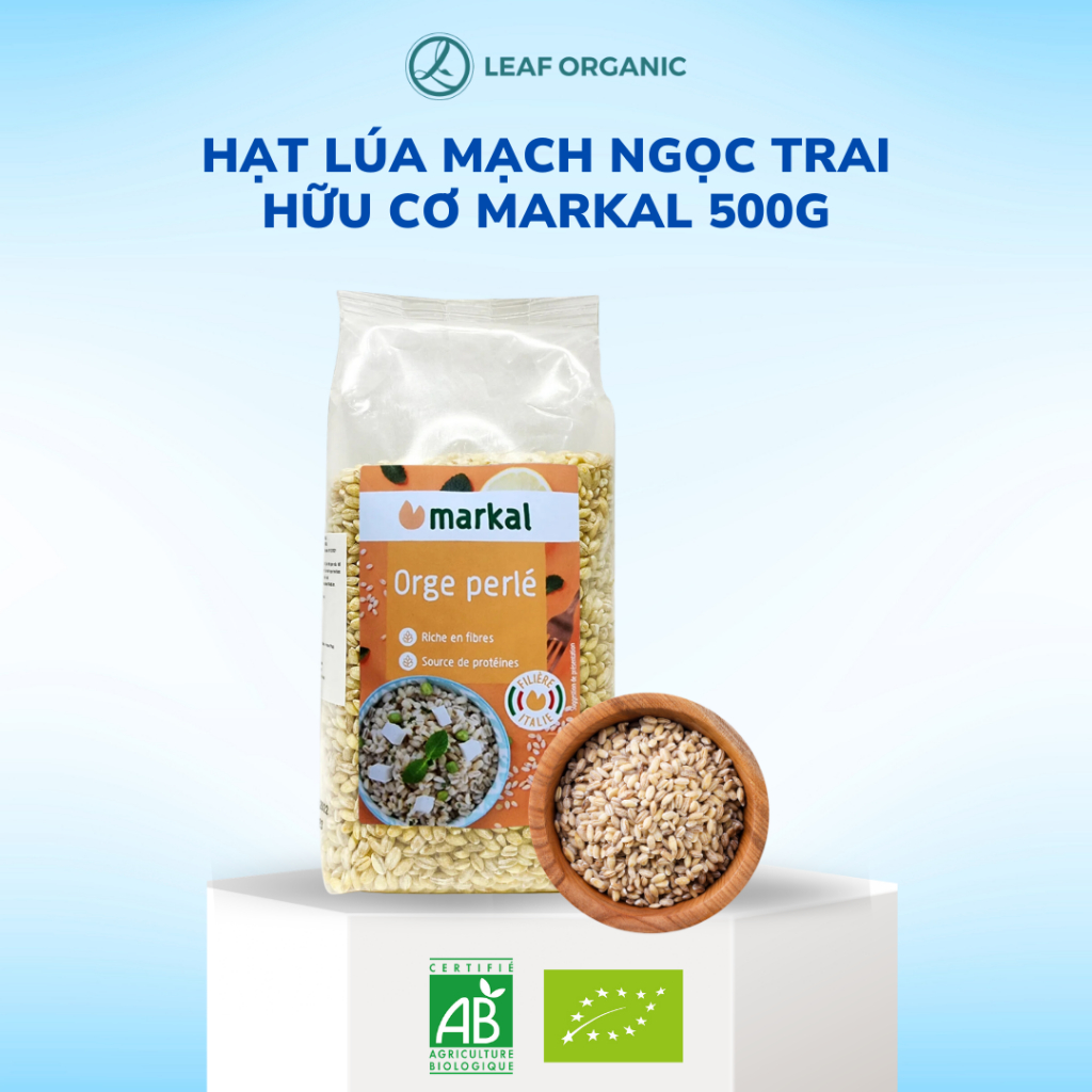 Hạt lúa mạch ngọc trai hữu cơ Markal 500g