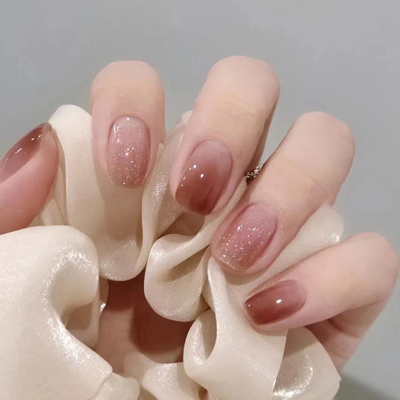 Bộ 24 Móng Tay Giả Dán Sẵn Trang Trí Hoạ Tiết Kèm Keo Dán JP1-247LY