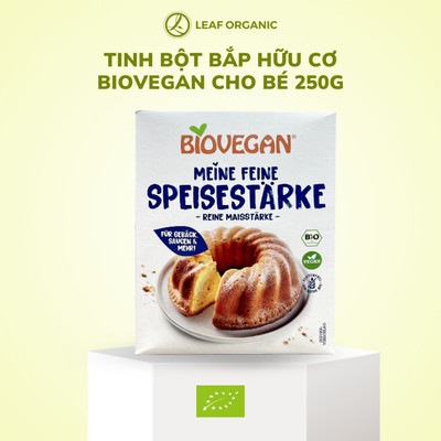 Tinh bột bắp hữu cơ Biovegan 250g
