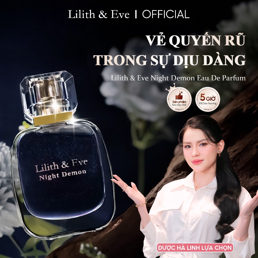 Nước hoa Lilith and Eve Night Demon Eau de Perfum 30ml nhóm hương gỗ tinh hương thơm lâu cuốn hút 5h