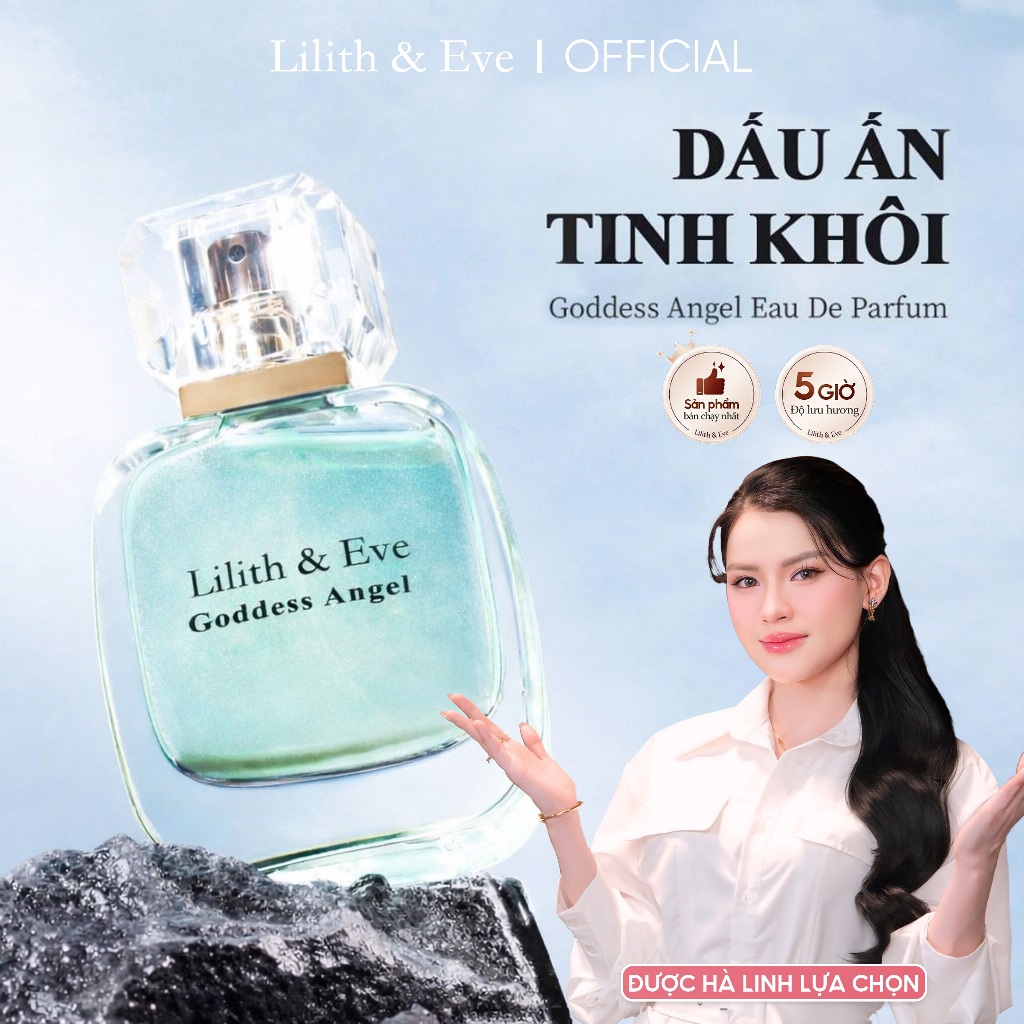 Nước hoa Lilith and Eve Goddess Angel Eau De Parfum 30ml mùi hương ngọt ngào tinh dầu nước hoa lưu h