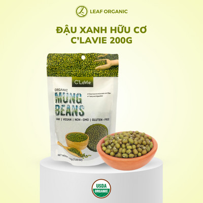 Hạt đậu xanh thuần chủng hữu cơ C'LaVie 200g