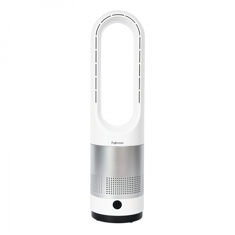 Quạt không cánh mini, lọc không khí khử khuẩn Anion + UV kết nối WIFI Fujihome BF18