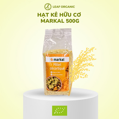 Hạt kê hữu cơ đã tách vỏ Markal 500g Pháp