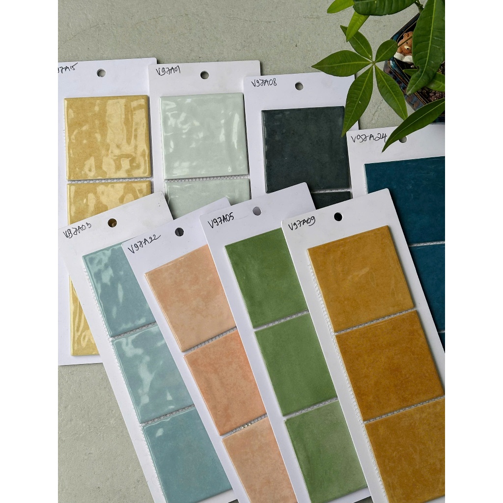 Gạch mosaic thẻ 10x10 ốp tường trang trí, tường nhà vệ sinh, phòng tắm, quán xá, dễ vệ sinh, bền màu