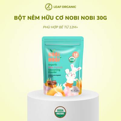 Bột nêm hữu cơ Nobi Nobi gói 30g (Từ 12 tháng tuổi)