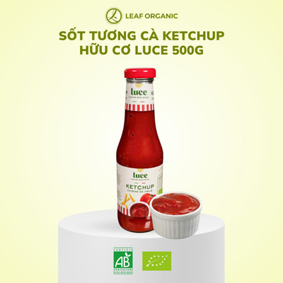 Sốt tương cà ketchup hữu cơ Luce Markal 500g