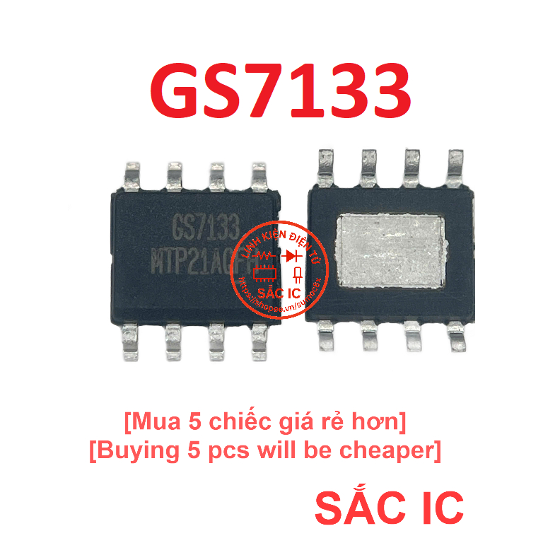 [G18] GS7133 7133 ic nguồn trên bo mạch - Mới nguyên bản - Original NEW