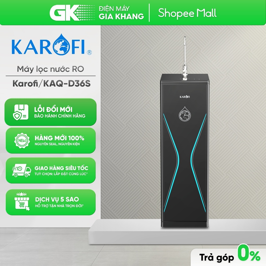 KAQ-D36S | KAQ-D36 | KAQ-M22 | KAQ-L06 - Máy Lọc Nước Karofi RO [Freeship HCM]
