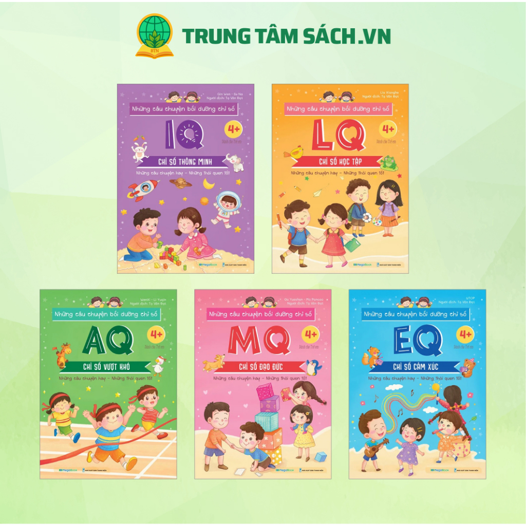 Sách - Bộ 5 Cuốn Những Câu Chuyện Bồi Dưỡng Chỉ Số IQ, LQ, AQ, MQ, EQ