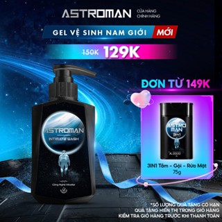 Dung Dịch Vệ Sinh Nam ASTROMAN 120ML Dịu Nhẹ, Kháng Khuẩn, Mùi Hương Nhẹ Nhàng