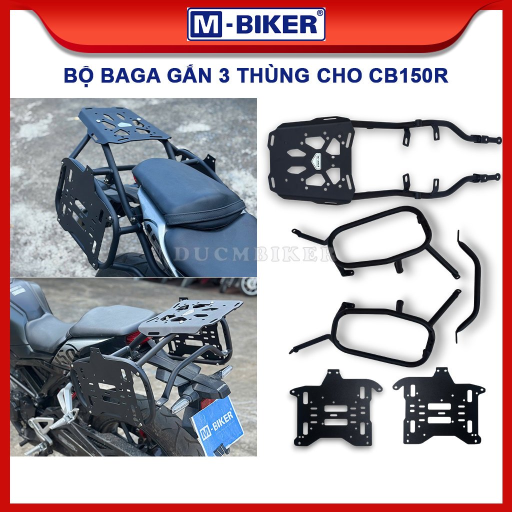 Baga CB150, Baga hông CB150, Baga sau gắn khung treo thùng hông 2 bên cho CB150 | M-Biker