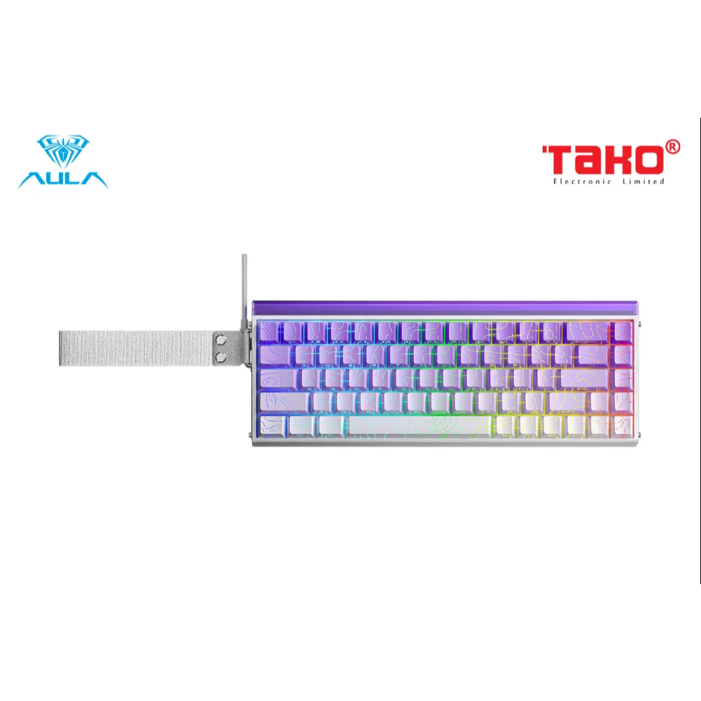 Phím cơ AULA HERO 68 HE | Đen Lighthouse | Jade King magnetic switch | Chính hãng