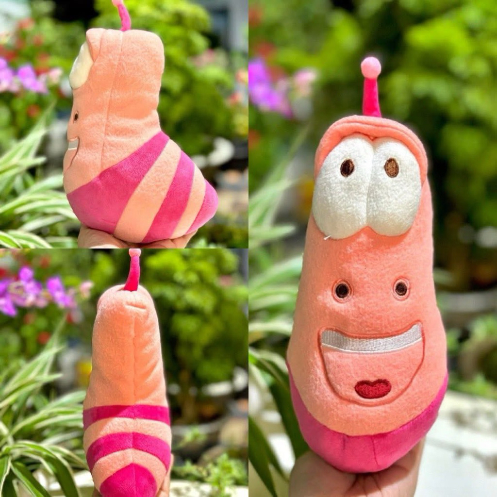 Gấu bông sâu Larva hồng bản lạ