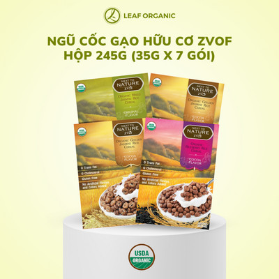 Ngũ cốc gạo hữu cơ ZVOF 35g x 7 gói (Từ 18 tháng tuổi)