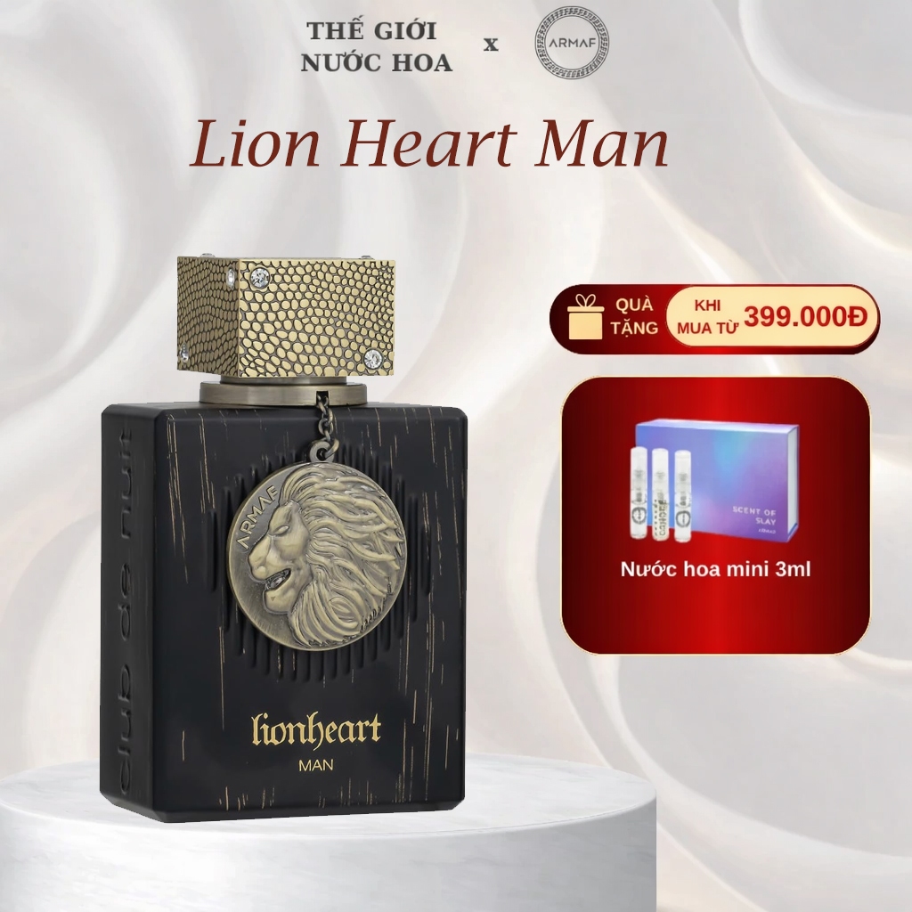 Nước hoa Nam Armaf Club De Nuit Lion heart Man 10ml