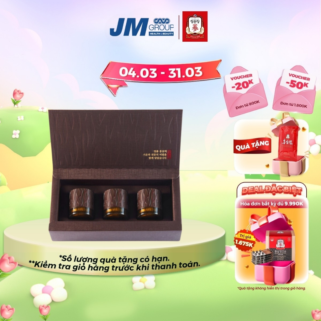 Viên Hồng Sâm Linh Đan KGC Jung Kwan Jang Hwangjindan (Hộp 3 Viên)