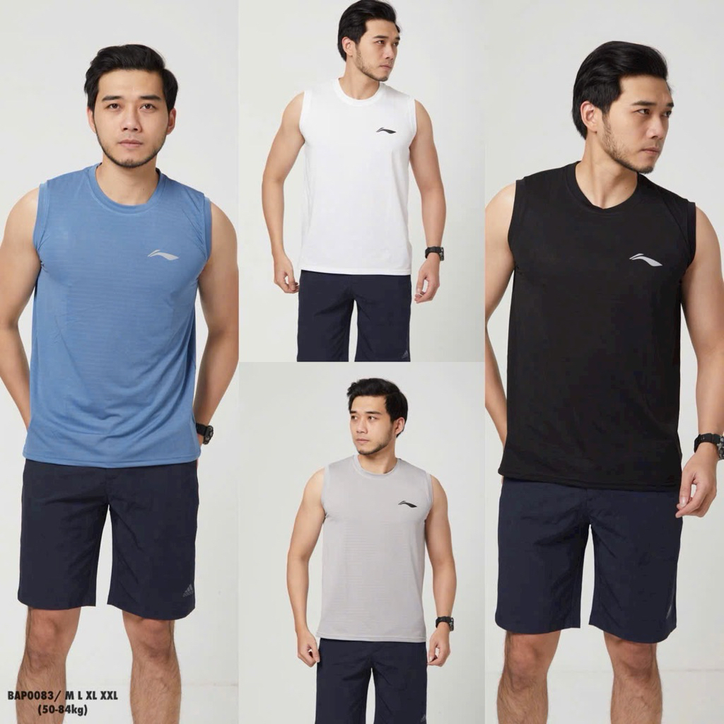 Áo tank 3 lỗ Nam vải thun lạnh có lỗ kim thông hơi