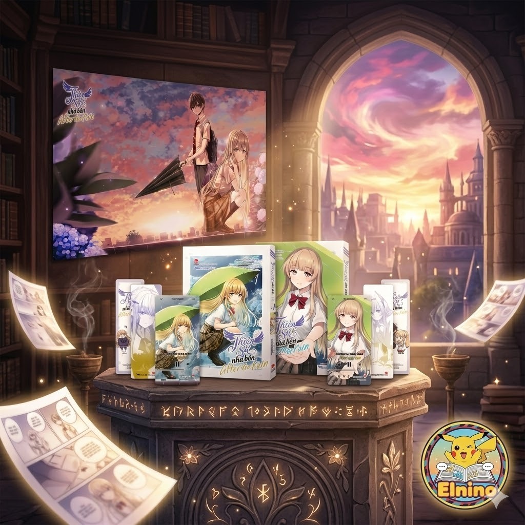 Bọc sách Thiên sư nhà bên - After the rain