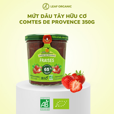 Mứt Dâu Tây Hữu Cơ Comtes de Provence Hũ 350gr
