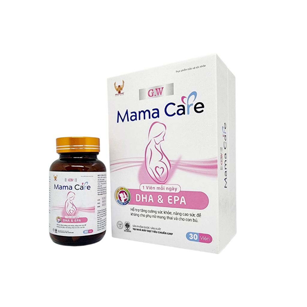 Mama Care Goldwings – Bổ Sung DHA, Sắt, Acid Folic Cho Mẹ Và Bé Trong Suốt Thai Kỳ (30 Viên)