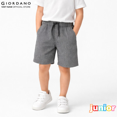 GIORDANO Quần Shorts Linen Trẻ Em 3105234