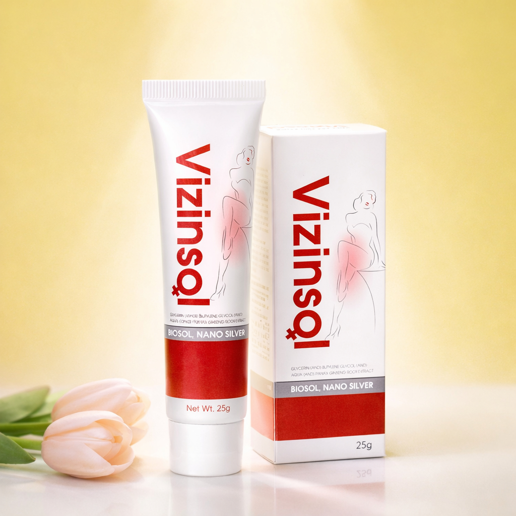 Kem Bôi Phụ Khoa Vizinsol Bôi Giảm Nấm Ngứa, Giảm Ngứa Rát, Bôi Trơn, Se Khiết Vùng Kín Nữ 25g