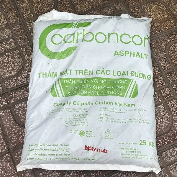 ​Bê tông nhựa nguội Carboncor Asphalt bao 25kg