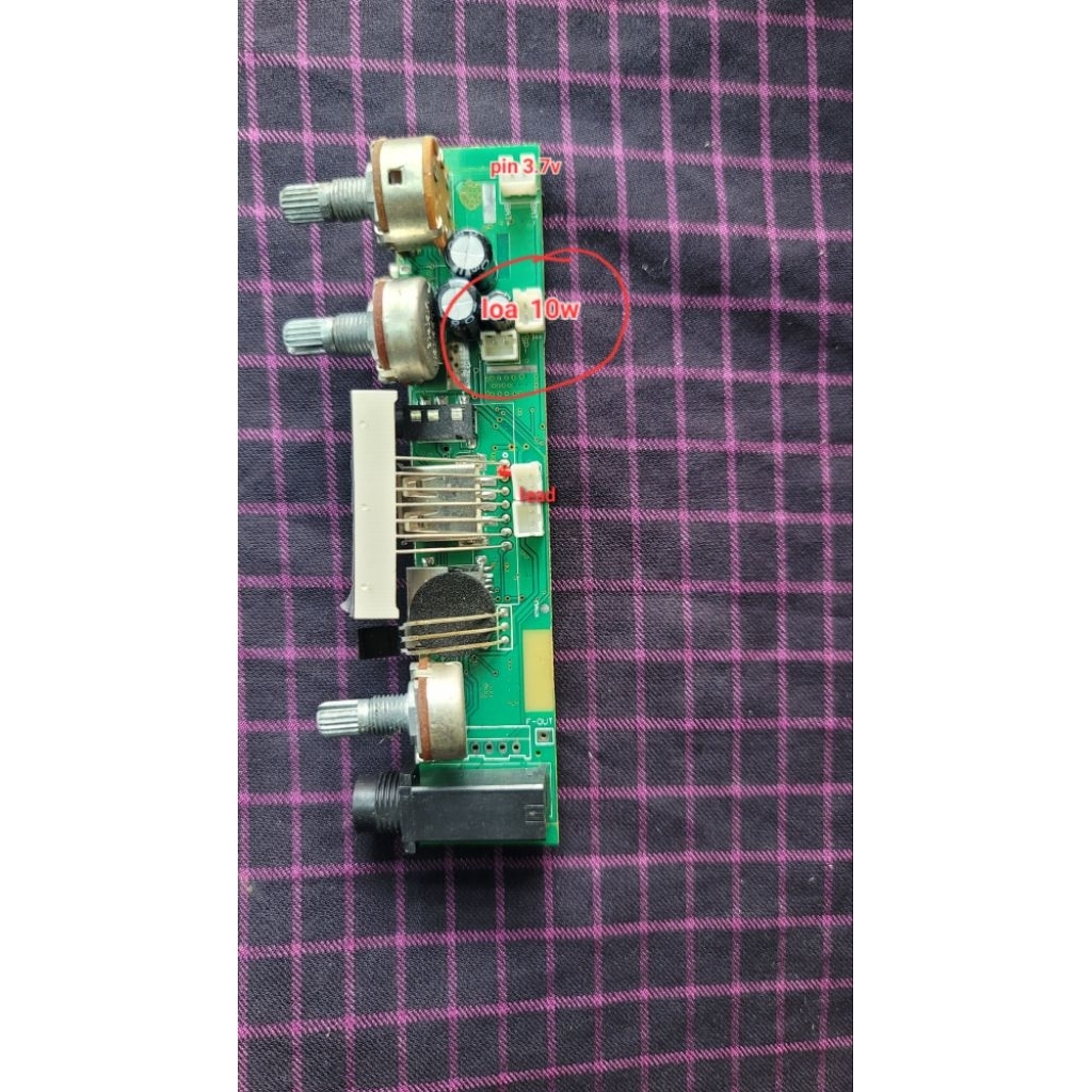 mạch loa Bluetooth tháo máy công suất 10 - 20w có tích hợp chỉnh volum bass treble