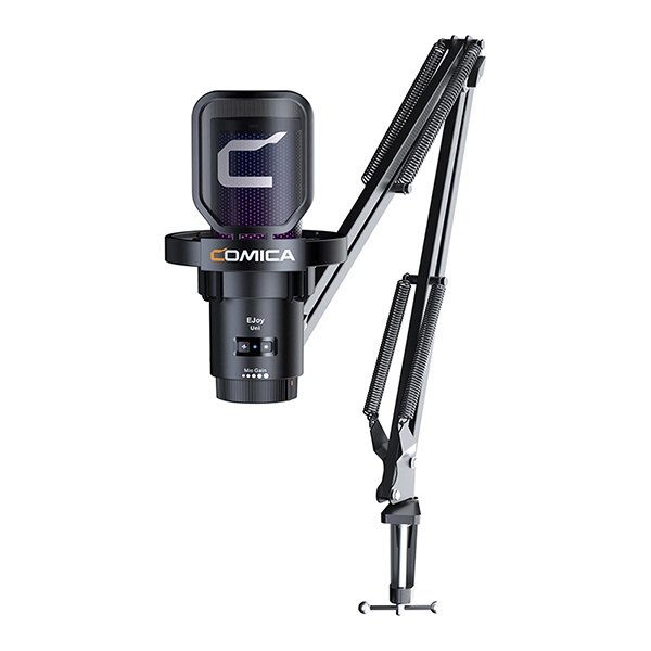 COMICA EJOY UNI - Mic Thu Âm Cổng USB, Mic Đổi Màu RGB - Micro Gaming, Livestream