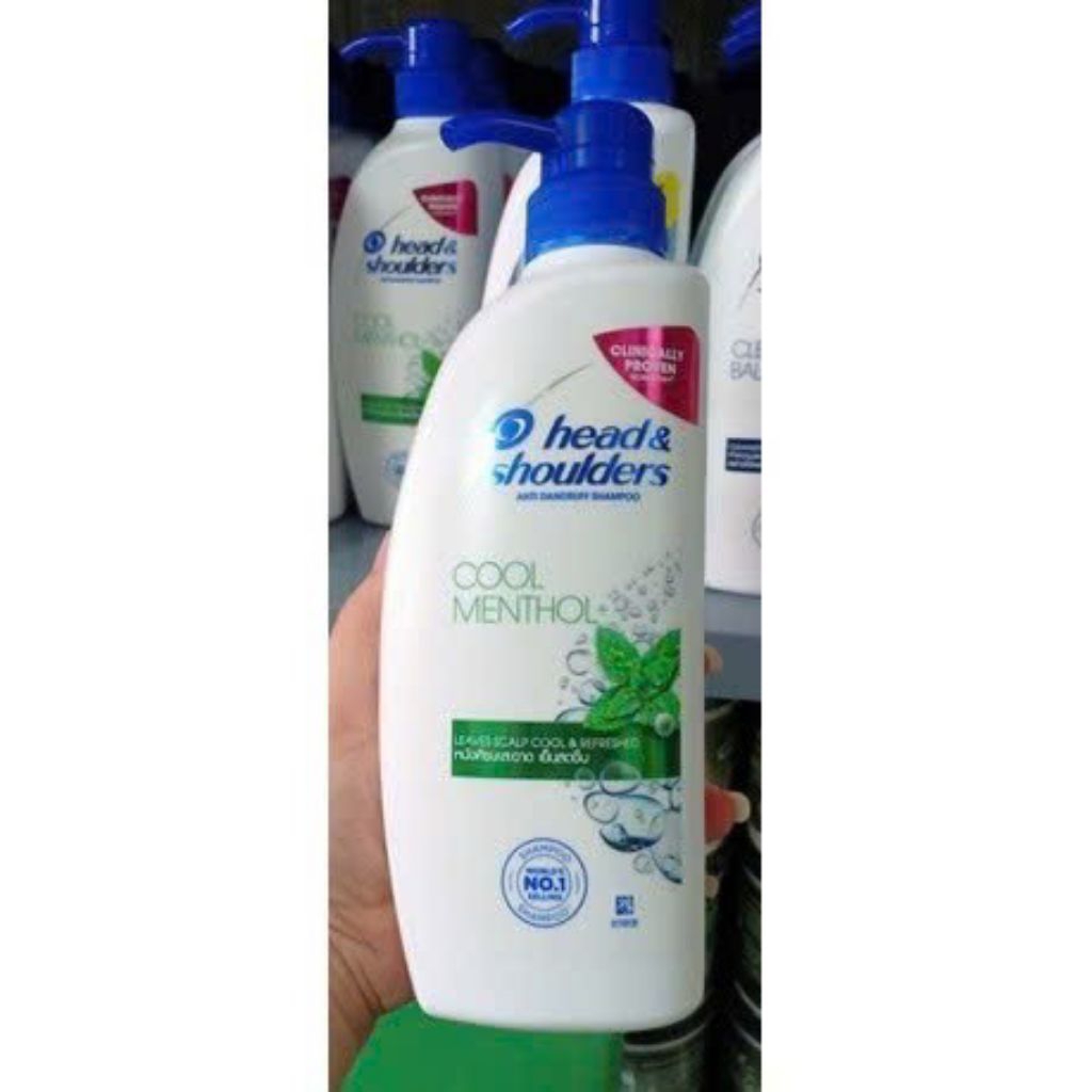 850ML-DẦU GỘI HEAD & SHOULDERS BẠC HÀ MÁT RƯỢI 850 ML (Thái Lan) HEAD & SHOULDERS COOL MINT SHAMPOO 