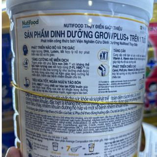 Sữa Bột Nutifood GrowPlus Sữa Non 800gram
