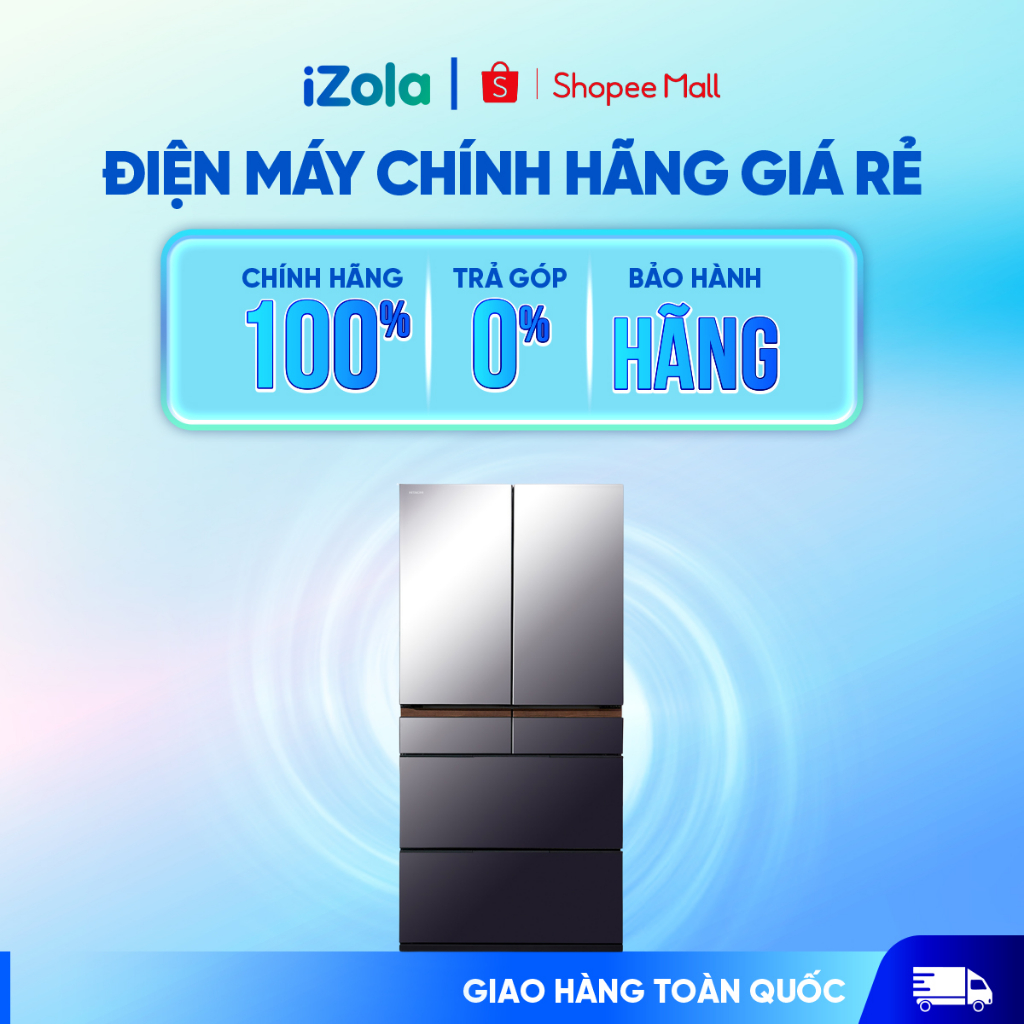 Tủ lạnh Hitachi Inverter 670 lít R-GW670TV(XM) - Hàng chính hãng