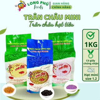Trân Châu Mini (Trân châu hạt tiêu) LONG PHÚ gói 1kg