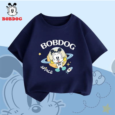 Áo thun bé trai  BOBDOG áo cộc bé trai chất cotton mềm mịn mỏng mát in hình dễ thương cho bé