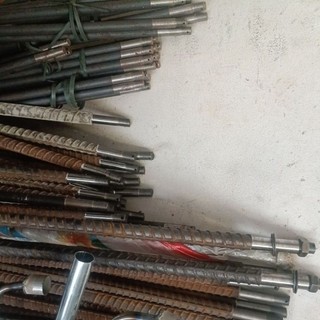 trục xe đẩy tiện 2 đầu 20mm lăp bi 6204 hoặc 6304, 6004