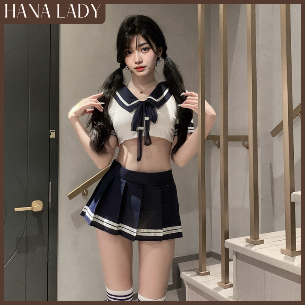 Đồ Ngủ Cosplay Nữ Sinh Thuỷ Thủ - Đồ Ngủ Hoá Trang Anime CP010