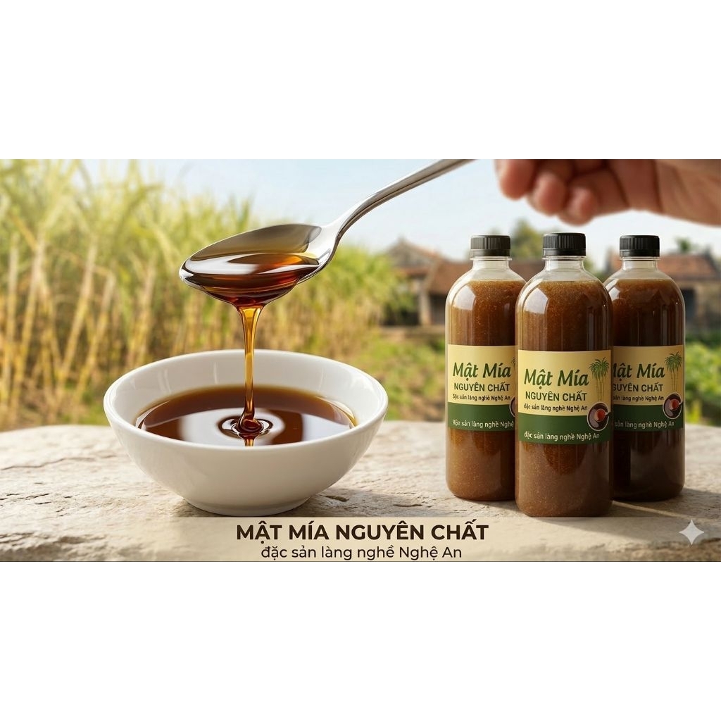 Mật mía nguyên chất combo 2 lít