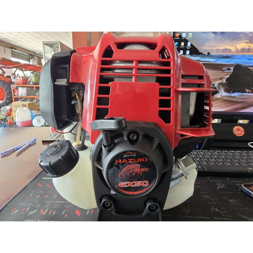 Đầu Máy GX50 (nòng 44li) 4 thì.HAZUKI Đầu máy cắt cỏ GX50 (không dàn láp) máy mạnh siêu khỏe