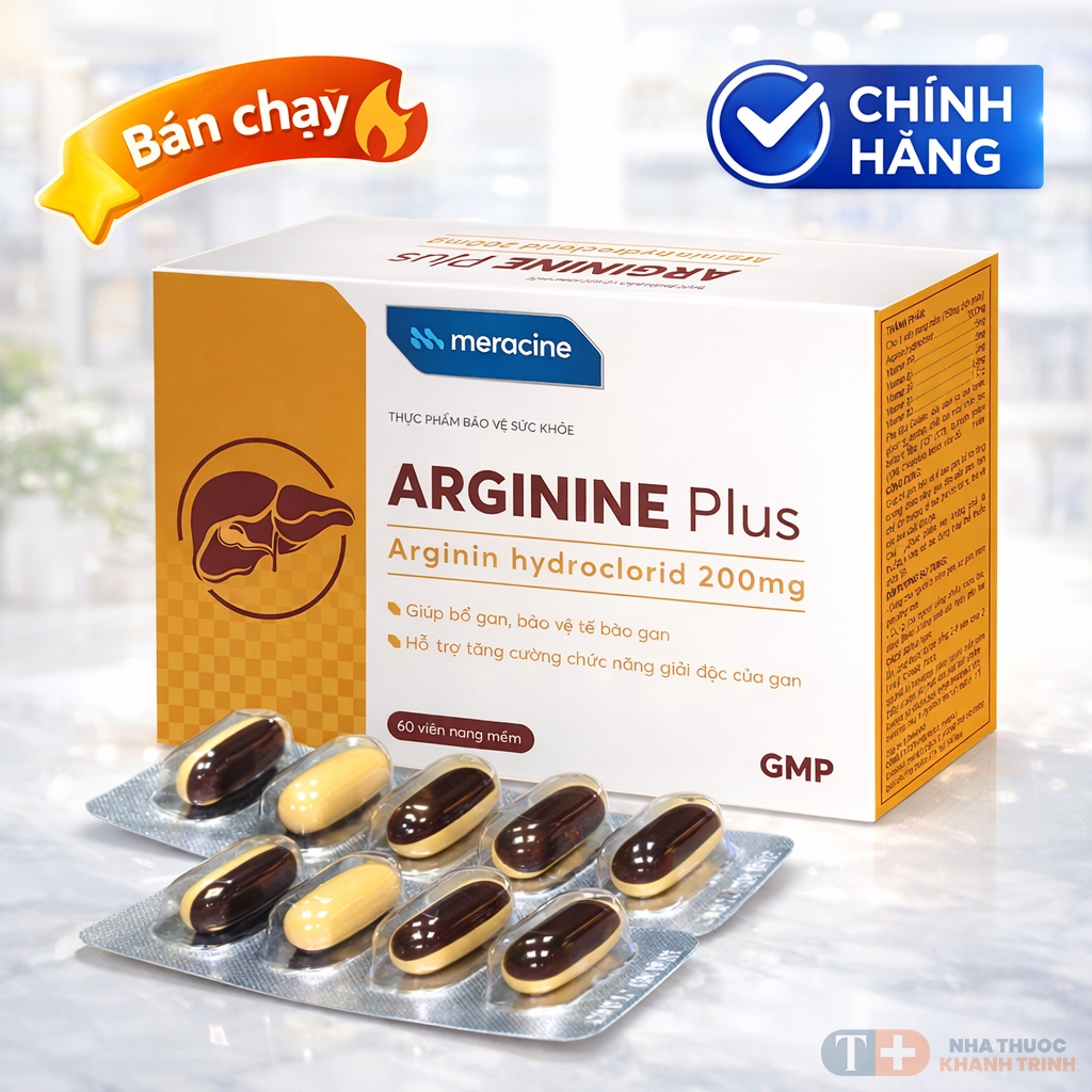 (60 viên) Viên giải độc gan ARGININE GOLD
