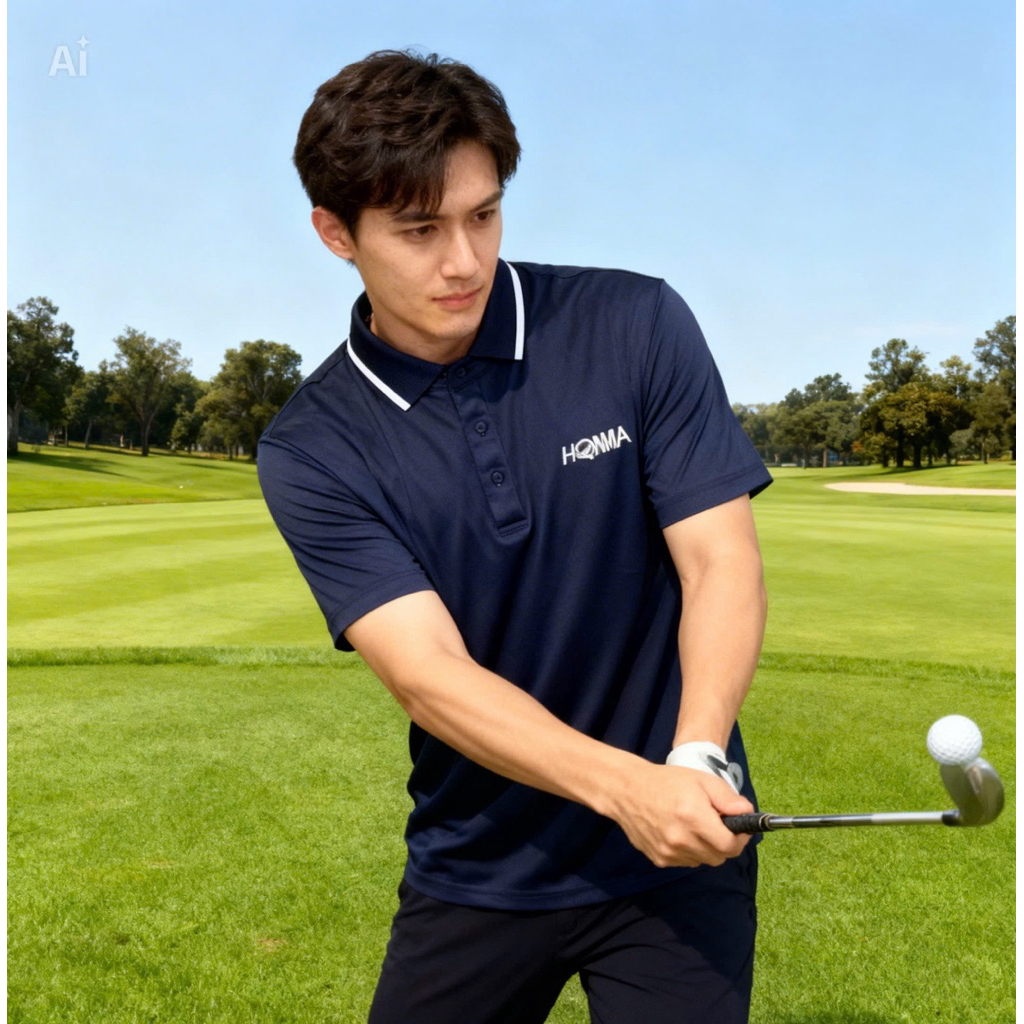 Áo golf nam hazzys-Áo golf nam co dãn tốt