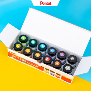 [Màu lẻ] Màu poster Pentel WPU 30ml - màu vẽ Pentel chính hãng, vẽ trên đa chất liệu