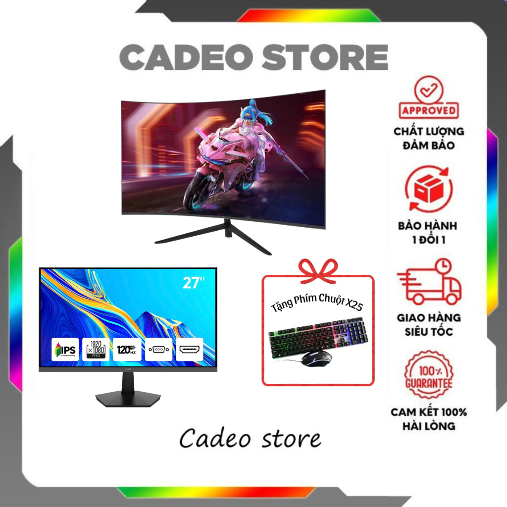 Màn Hình NPC 27 Inch 120Hz, 144HZ – Màn Hình Full HD, Hiển Thị Rộng, Mượt - Bảo Hành 24 tháng