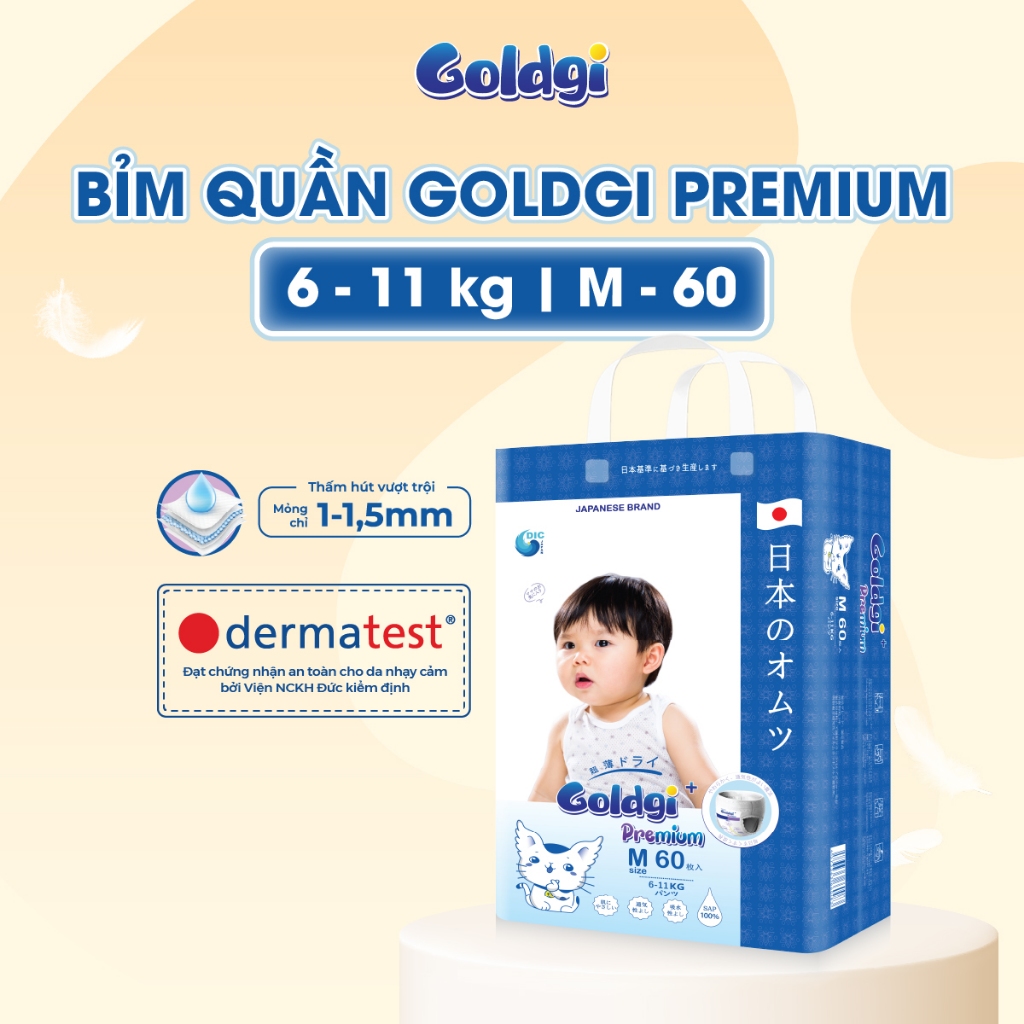 (Mẫu mới )Bỉm dán/quần Goldgi+ / X5 / ECO quần dán đủ size Nb92/S84/M66/M60/L56/L48/XL46/XL44/XXL32