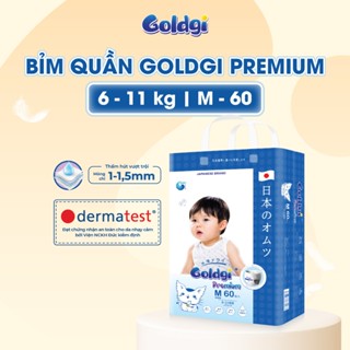 (Mẫu mới )Bỉm dán/quần Goldgi+ / X5 / ECO quần dán đủ size Nb92/S84/M66/M60/L56/L48/XL46/XL44/XXL32