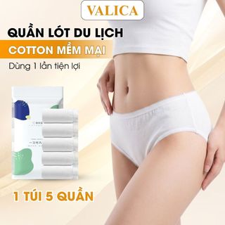  Combo 5 ( set 10 ) Quần Lót Dùng Một Lần Dành Cho Nữ,Sử Dụng Công Nghệ Tiệt Trùng EO VALICA