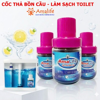 Cốc Tẩy Vệ Sinh Bồn Cầu 180g Dạng Sáp Tan Chậm Diệt Vi Khuẩn Cốc Thả Bồn Cầu Chống Ố Bồn Cầu Cốc Tẩy ToiLet Hãng Amalife